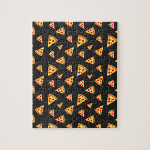 Cool and fun pizza slices pattern jigsaw puzzle