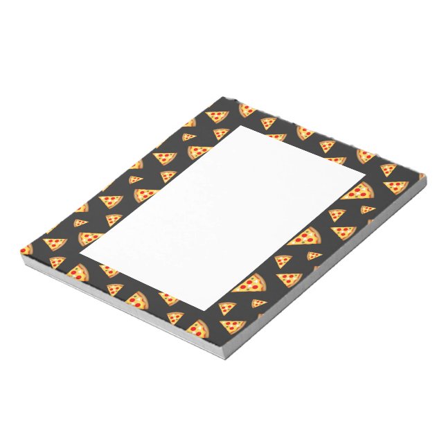 Cool and fun pizza slices pattern notepad (Rotated)