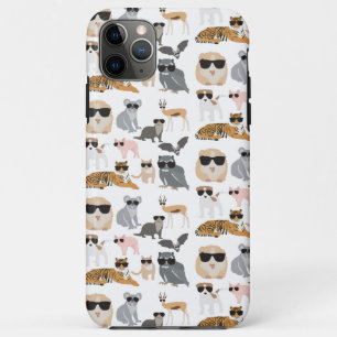 Cool and Funny Animals Wearing Sunglasses iPhone 11 Pro Max Case