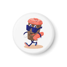 Cool and Funny Coffee Character