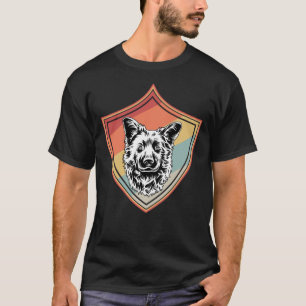Cool And Funny German Shepherd Retro German Shephe T-Shirt