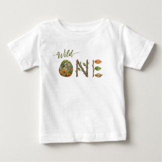 Cool and Modern Wild One Baby 1st Birthday Shirt 