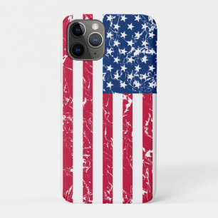 Cool and Patriotic Distressed American Flag iPhone 11 Pro Case