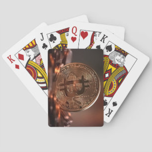 Cool and Shiny Bitcoin Stash Playing Cards