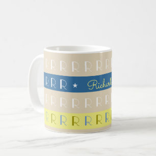 Cool and stylish typography mug with name