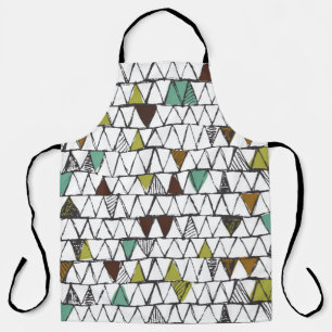 Cool and trendy seamless pattern of hand-drawn doo apron