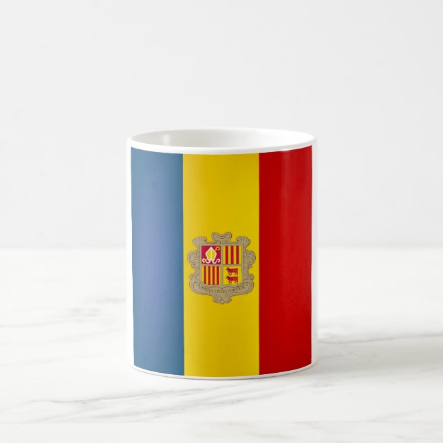 Cool Andorra Flag Coffee Mug (Center)