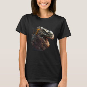 Cool angry dinosaur Tyrannosaurus Rex  2 T-Shirt