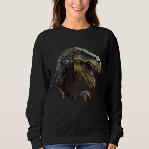Cool angry dinosaur Tyrannosaurus Rex Sweatshirt