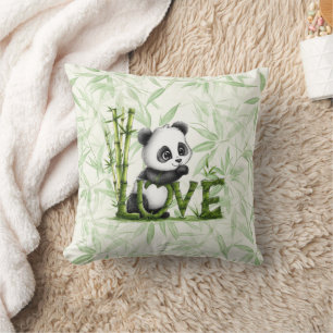 Cool Animal Pattern - Cute Panda 2 Cushion