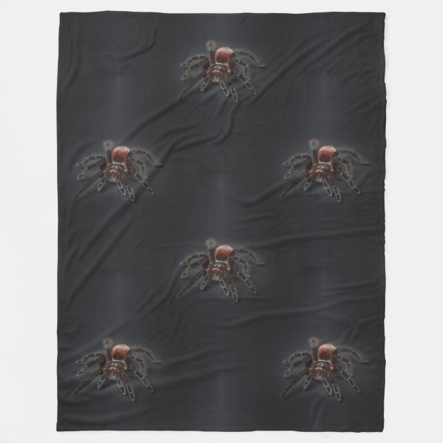 Cool Animal Pattern - Cute Spider 1 Fleece Blanket (Front)