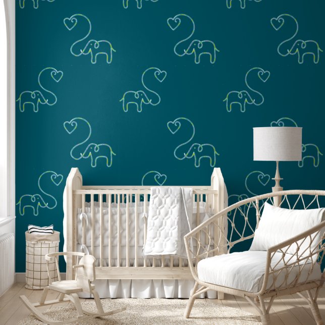 Cool Animal Pattern - Elephant 4 Wallpaper (Kids)