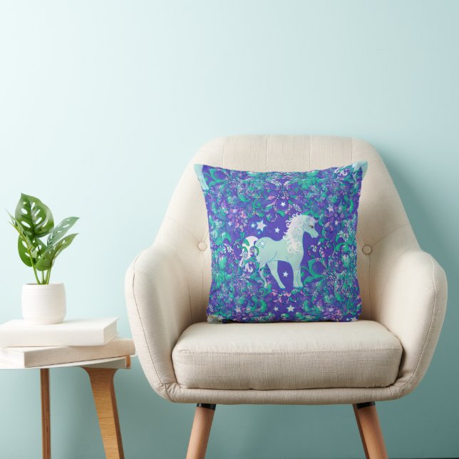 Cool Animal Pattern - Mandala Unicorn 1 Cushion (Chair)