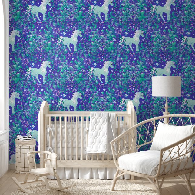 Cool Animal Pattern - Mandala Unicorn 1 Wallpaper (Kids)