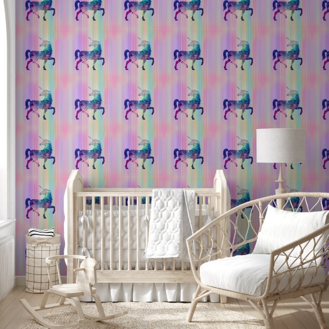 Cool Animal Pattern - Stands Alone Unicorn 2 Wallpaper (Kids)