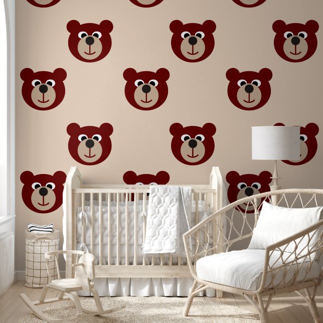 Cool Animal Pattern - Teddy Bear 1 Wallpaper (Kids)