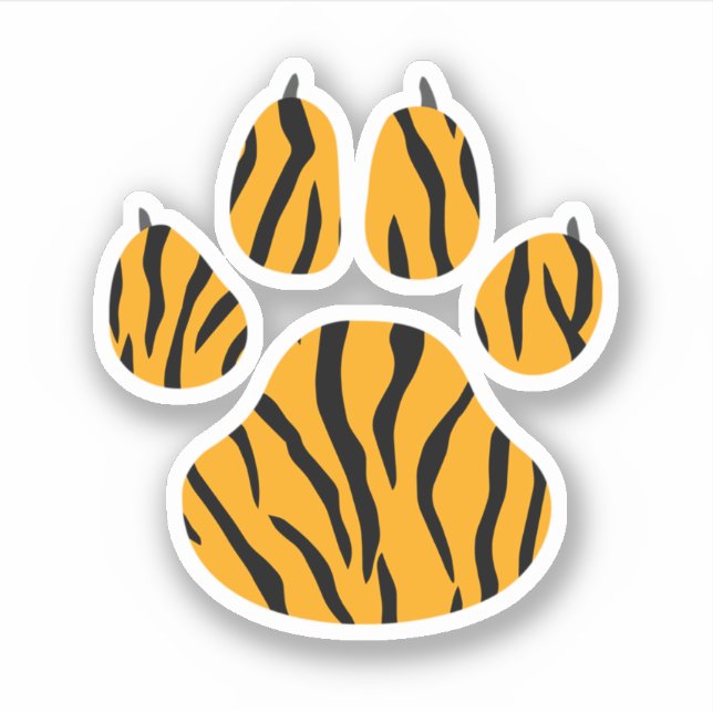 Cool Animal Tiger Print Paw. Perfect design for pe (Front)