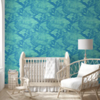 Cool Animal Watercolor Pattern - Fish 2