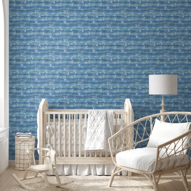 Cool Animal Watercolor Pattern - Sea Turtle 1 Wallpaper (Kids)