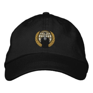 Cool Anonymous Logo Embroidered Cap