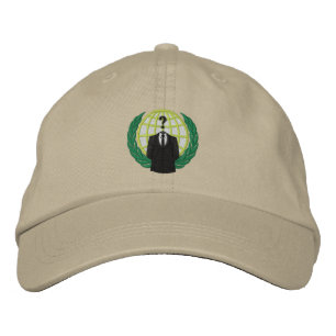 Cool Anonymous Logo Embroidered Cap