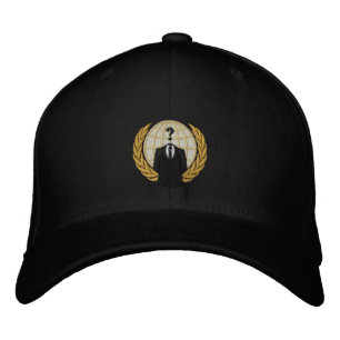 Cool Anonymous Logo Embroidered Cap