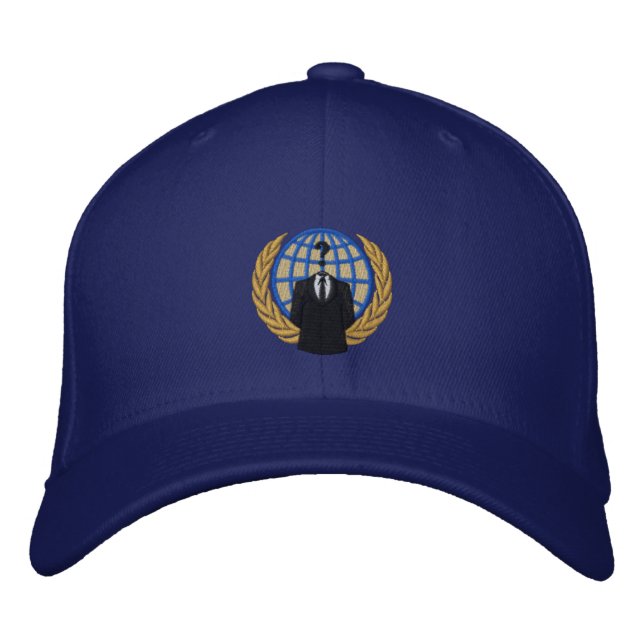 Cool Anonymous Logo Embroidered Cap (Front)