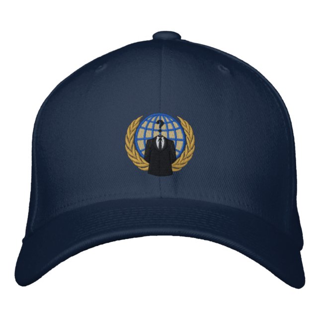 Cool Anonymous Logo Embroidered Cap (Front)