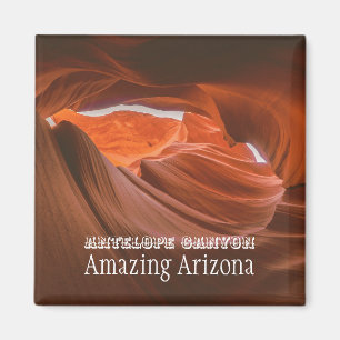 Cool Antelope Canyon Arizona   Desert Valley Magnet