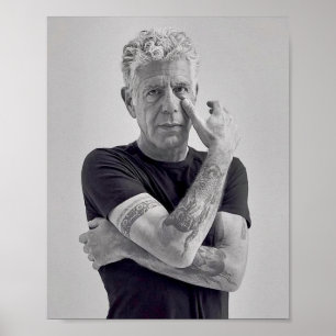 cool anthony bourdain  poster