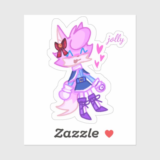 Cool Anthro Animal Version 2  Laptop Sticker  (Sheet)