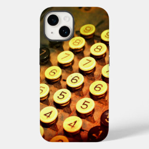 cool antique adding machine keys photography Case-Mate iPhone 14 case