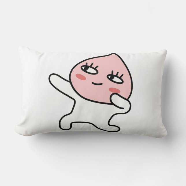 Cool Apeach Lumbar Cushion (Front)