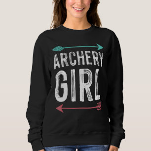 Cool Archery Girls Women Bow Hunting Target Sport Sweatshirt