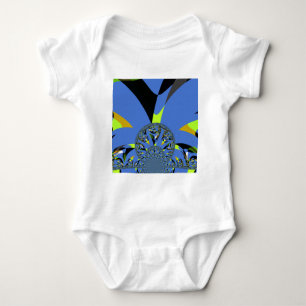 Cool Arches with Fractal Spheres Art Design Baby Bodysuit