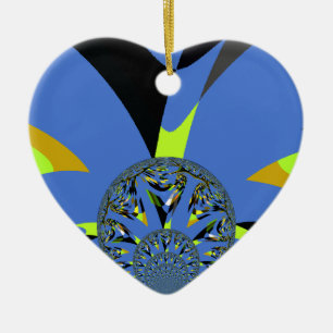 Cool Arches with Fractal Spheres Art Design Ceramic Tree Decoration