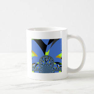 Cool Arches with Fractal Spheres Art Design Coffee Mug