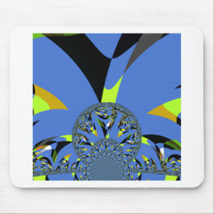 Cool Arches with Fractal Spheres Art Design Mouse Pad