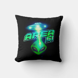 Cool Area 51 Alien Spaceship Cushion