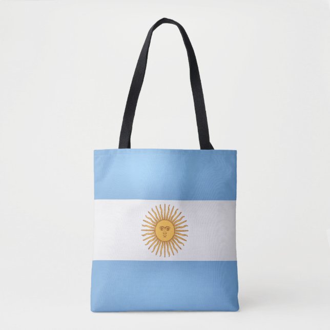 Cool Argentina Flag Fashion Tote Bag (Front)