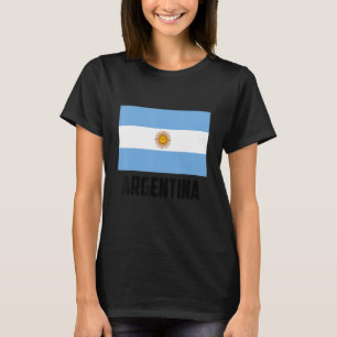 Cool Argentina Flag Illustration Novelty Graphic D T-Shirt