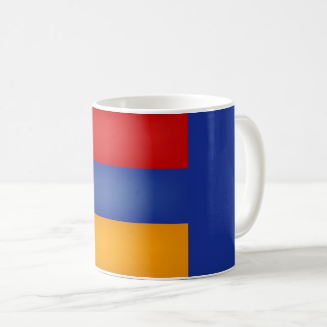 Cool Armenian Flag Coffee Mug (Front Right)