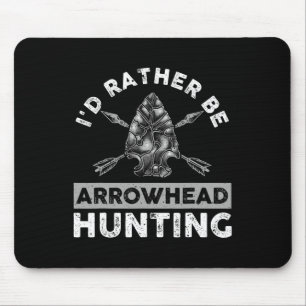 Cool Arrowhead Design For Men Women Arrowhead Hunt Mouse Pad