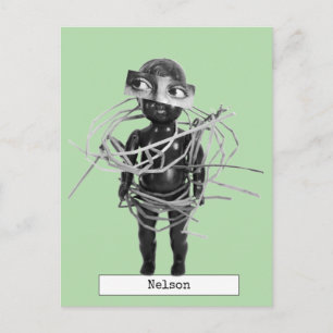 Cool Art Doll Postcard