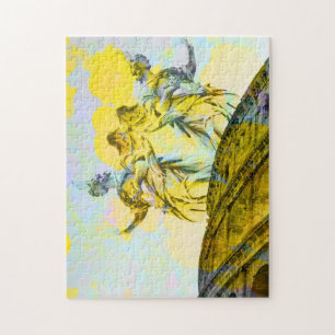 Cool art of Rome elements in trendy way Jigsaw Puzzle