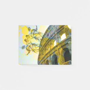Cool art of Rome elements in trendy way Post-it Notes