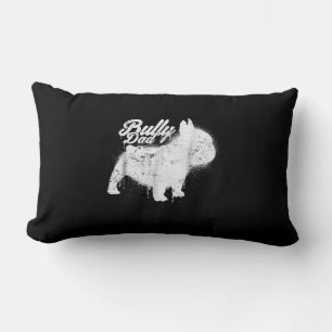 cool art painting french bulldog frenchie gift lumbar cushion