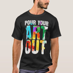 Cool Artist For Men Women Painter Art Teacher Pain T-Shirt