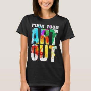 Cool Artist For Men Women Painter Art Teacher Pain T-Shirt