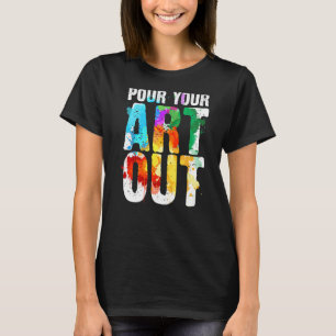 Cool Artist For Men Women Painter Teacher Paint Ar T-Shirt